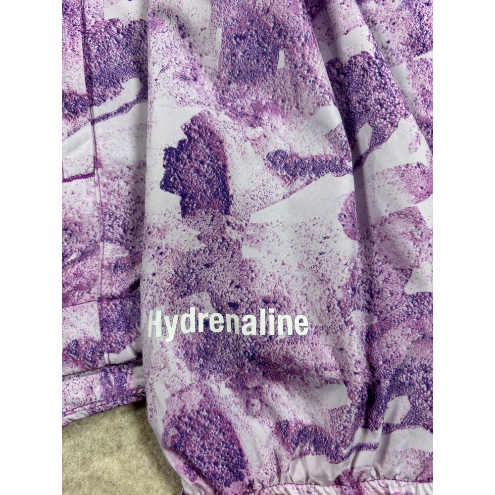 NEW The North Face Hydrenaline WindWall Pullover Jacket Purple Abstract Small - Picture 5 of 8